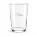 Denver Broncos Crate & Barrel Bodega 17oz Highball Glass, Set of 4 with clear glass and team logo