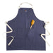 Denver Broncos Crate & Barrel NFL Organic Cotton Kitchen Apron with Pockets black organic cotton denim with adjustable straps and pockets