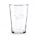 Detroit Lions Crate & Barrel Bodega 17oz Highball Glass, Set of 4 with clear glass and team logo