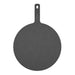 Gozney 14" Pizza Server on white showing the round charcoal server with its short handle and hanging hole.