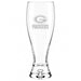 Green Bay Packers Crate & Barrel Direction 17oz Hand-Blown Pilsner Beer Glass, Set of 4 hand-blown glass with team logo