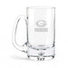 Green Bay Packers Crate & Barrel Direction 22oz Hand-Blown Beer Mug, Set of 4 hand-blown glass with team logo