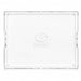 Green Bay Packers Crate & Barrel NFL Large Rectangle Acrylic Decorative Tray with team logo on white acrylic