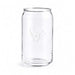 Houston Texans Crate & Barrel Beer Can 16oz Glass, Set of 4 with NFL team logo