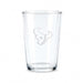 Houston Texans Crate & Barrel Bodega 17oz Highball Glass, Set of 4 with clear glass and team logo