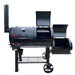 Wildfire Longhorn Offset BBQ Smoker Heavy Duty Dual Chamber With Free Rubs-Freedom Room