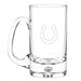 Indianapolis Colts Crate & Barrel Direction 22oz Hand-Blown Beer Mug, Set of 4 hand-blown glass with team logo
