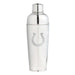 Indianapolis Colts Crate & Barrel Easton Stainless Steel Cocktail Shaker with polished stainless steel and team logo design
