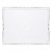 Indianapolis Colts Crate & Barrel NFL Large Rectangle Acrylic Decorative Tray with team logo on white acrylic