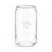 Jacksonville Jaguars Crate & Barrel Beer Can 16oz Glass, Set of 4 with NFL team logo