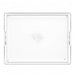 Jacksonville Jaguars Crate & Barrel NFL Large Rectangle Acrylic Decorative Tray with team logo on white acrylic