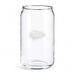 Kansas City Chiefs Crate & Barrel Beer Can 16oz Glass, Set of 4 with NFL team logo