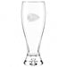 Kansas City Chiefs Crate & Barrel Direction 17oz Hand-Blown Pilsner Beer Glass, Set of 4 hand-blown glass with team logo