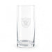 Las Vegas Raiders Crate & Barrel Aspen Highball Glass Set with NFL team logo on classic 18 oz glass