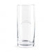 Los Angeles Chargers Crate & Barrel Aspen Highball Glass Set with NFL team logo on classic 18 oz glass