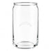 Los Angeles Chargers Crate & Barrel Beer Can 16oz Glass, Set of 4 with NFL team logo