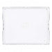 Los Angeles Rams Crate & Barrel NFL Large Rectangle Acrylic Decorative Tray with team logo on white acrylic