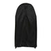 Medium Ooni Table and Pizza Oven Cover front view of the narrower black cover with a rounded top and casters below.