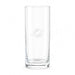 Miami Dolphins Crate & Barrel Aspen Highball Glass Set with NFL team logo on classic 18 oz glass