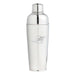 Miami Dolphins Crate & Barrel Easton Stainless Steel Cocktail Shaker with polished stainless steel and team logo design