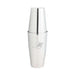 Miami Dolphins Crate & Barrel Stainless Steel Boston Shaker with polished stainless steel finish