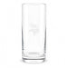 Minnesota Vikings Crate & Barrel Aspen Highball Glass Set with NFL team logo on classic 18 oz glass