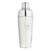 Minnesota Vikings Crate & Barrel Easton Stainless Steel Cocktail Shaker with polished stainless steel and team logo design
