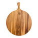 Minnesota Vikings Crate & Barrel NFL Tondo Acacia Round Serving Board with acacia wood and team logo