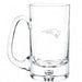 New England Patriots Crate & Barrel Direction 22oz Hand-Blown Beer Mug, Set of 4 hand-blown glass with team logo