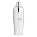 New England Patriots Crate & Barrel Easton Stainless Steel Cocktail Shaker with polished stainless steel and team logo design