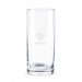 New Orleans Saints Crate & Barrel Aspen Highball Glass Set with NFL team logo on classic 18 oz glass