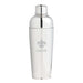 New Orleans Saints Crate & Barrel Easton Stainless Steel Cocktail Shaker with polished stainless steel and team logo design