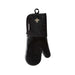 New Orleans Saints Crate & Barrel NFL Organic Cotton Oven Mitt with Silicone Grip black and gold with silicone grip