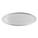 Nordic Ware Naturals 16" Air Crisper Pizza Pan at a low angle on white showing the perforated base and the rolled rim.