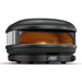 Off-Black Gozney Arc XL Pizza Oven angled front view on white showing the copper-toned dome interior the stainless side panel and the display reading 950.