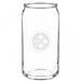 Pittsburgh Steelers Crate & Barrel Beer Can 16oz Glass, Set of 4 with NFL team logo