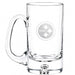 Pittsburgh Steelers Crate & Barrel Direction 22oz Hand-Blown Beer Mug, Set of 4 hand-blown glass with team logo