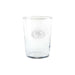 San Francisco 49ers Crate & Barrel Bodega 17oz Highball Glass, Set of 4 with clear glass and team logo