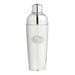 San Francisco 49ers Crate & Barrel Easton Stainless Steel Cocktail Shaker with polished stainless steel and team logo design