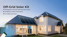 System overview diagram comparing the SGR-10K25S and SGR-10K25T configurations of the Sun Gold Power 10000W 48VDC 120V/240V LifePo4 25.6KWH Lithium Battery Off-Grid Solar Kit.