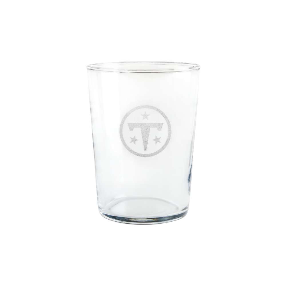 Tennessee Titans Crate & Barrel Bodega 17oz Highball Glass, Set of 4 with clear glass and team logo