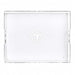 Tennessee Titans Crate & Barrel NFL Large Rectangle Acrylic Decorative Tray with team logo on white acrylic
