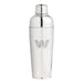 Washington Commanders Crate & Barrel Easton Stainless Steel Cocktail Shaker with polished stainless steel and team logo design