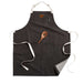 Washington Commanders Crate & Barrel NFL Organic Cotton Kitchen Apron with Pockets black organic cotton denim with adjustable straps and pockets