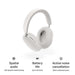 White Sonos Ace Wireless Headphones with Noise Cancellation angled view above three captioned icons reading Spatial audio with dynamic head tracking, Battery life up to 30 hours and Active noise cancellation block unwanted sound