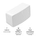 White Sonos Five Speaker angled view above three captioned icons reading Line in connect a turntable, Apple AirPlay 2 stream from your Apple device and Dual orientation place it horizontally or vertically